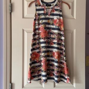 Striped Flower Dress